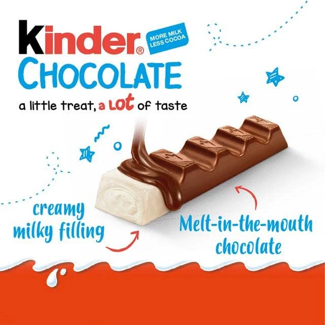 Kinder Chocolate Bars 36 x 21g - Image 3